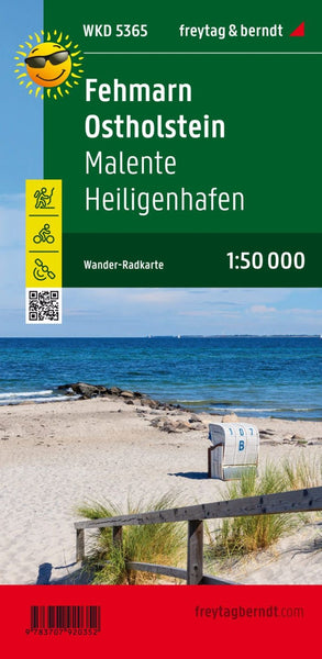 Fehmarn - Ostholstein, hiking and cycling map 1:50,000 WK D5365 Freytag & Berndt
