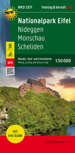 National Park Eifel, hiking map 1:50,000, with infoguide Freytag & Berndt