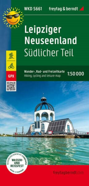 Leipzig New Zealenland, Southern part, hiking and cycling map 1:50,000 Freytag & Berndt