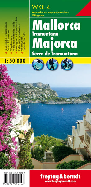 WKE 4 Mallorca - Tramuntana, hiking map 1:50,000 Freytag & Berndt