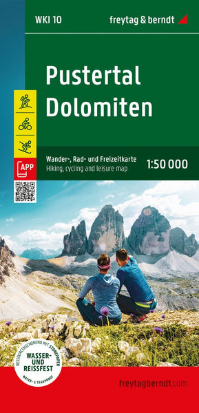 WKI 10 Pustertal - Dolomiten Wander-, Rad- und Freizeitkarte 1:50.000 Freytag & Berndt