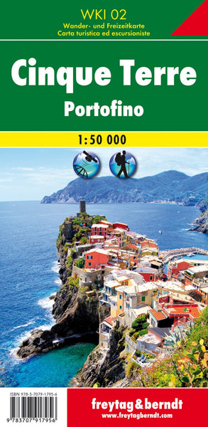 Cinque Terre - Portofino, Wanderkarte 1:50.000, WKI 02 Freytag & Berndt
