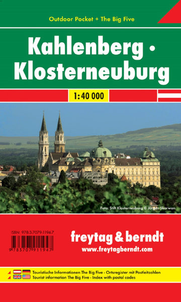 WK 011 OUP Kahlenberg - Klosterneuburg, Outdoor Pocket, hiking map 1:40,000 Freytag & Berndt