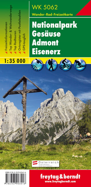 WK 5062 National Park Gesäuse - Admont - iron ore, hiking map 1:35,000 Freytag & Berndt