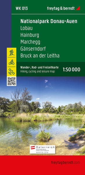WK 015 National Park Donau-Auen, hiking, bike and leisure map 1:50,000 Freytag & Berndt