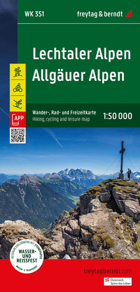 Lechtaler-Allgaeuer Alpen, WK 351 Freytag & Berndt
