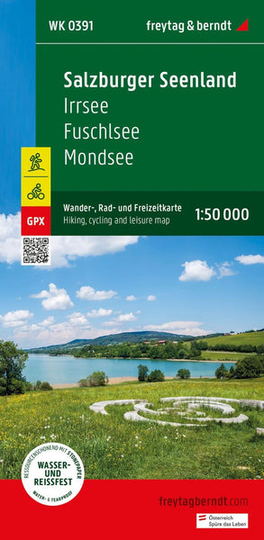 Salzburger Seenland, hiking, bike and leisure map 1:50,000 WK 0391 Freytag & Berndt