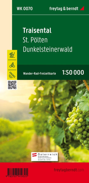 Traisental, hiking, bike and leisure map 1:50,000 WK 0070 Freytag & Berndt