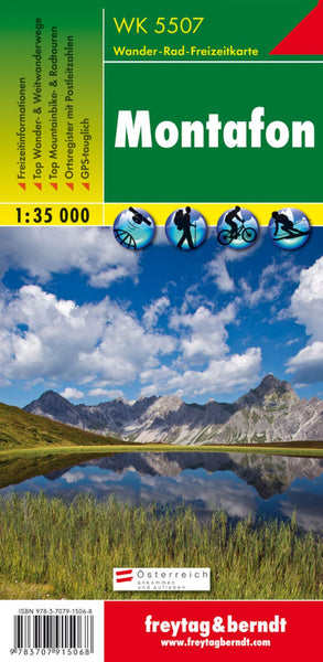 WK 5507 Montafon, hiking map 1:35,000 Freytag & Berndt