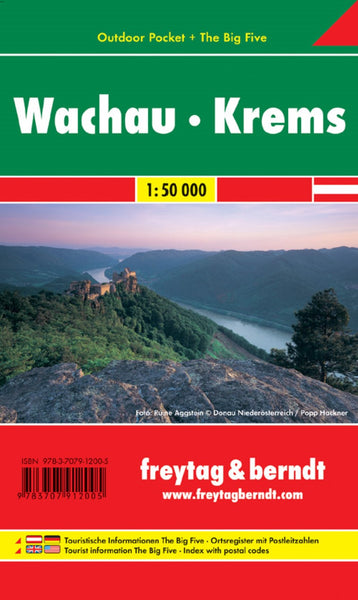 WK 071 OUP Wachau - Krems, Outdoor Pocket, hiking map 1:40,000 Freytag & Berndt