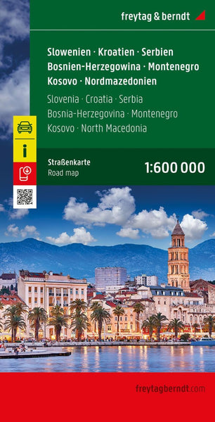 Slovenia, Croatia, Serbia, Bosnia-Herzegovina, Montenegro and Macedonia Freytag & Berndt