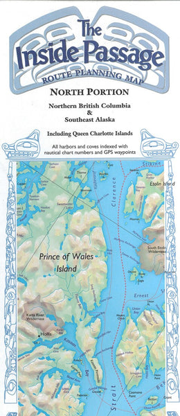 The inside passage : route planning map : north portion Fine Edge
