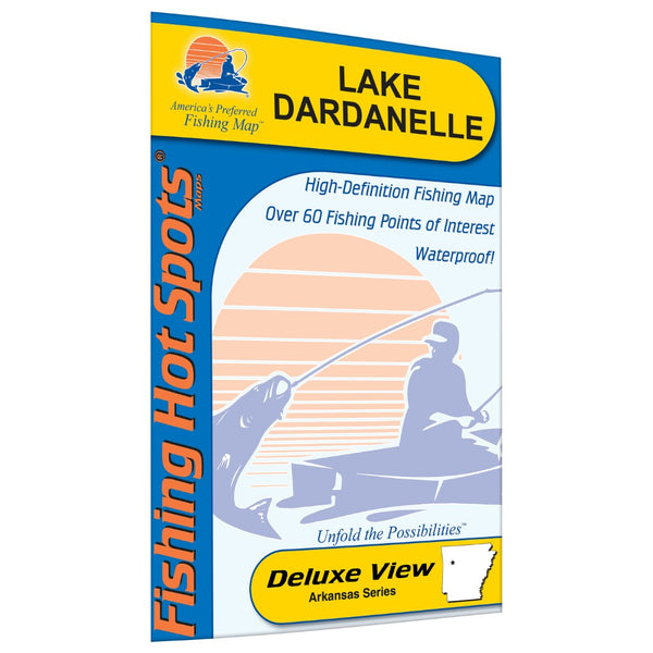 Lake Dardanelle Fishing Map Fishing Hot Spots