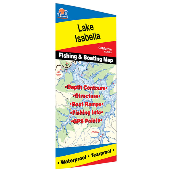 Lake Isabella Fishing Map Fishing Hot Spots