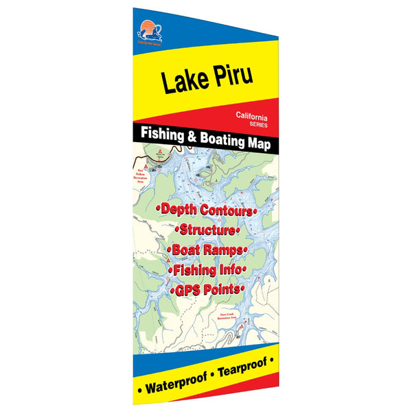 Lake Piru Fishing Map Fishing Hot Spots