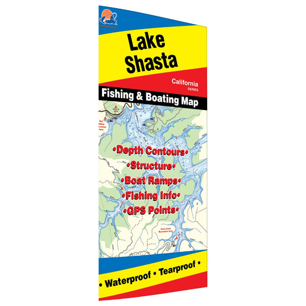 Shasta Lake Fishing Map Fishing Hot Spots