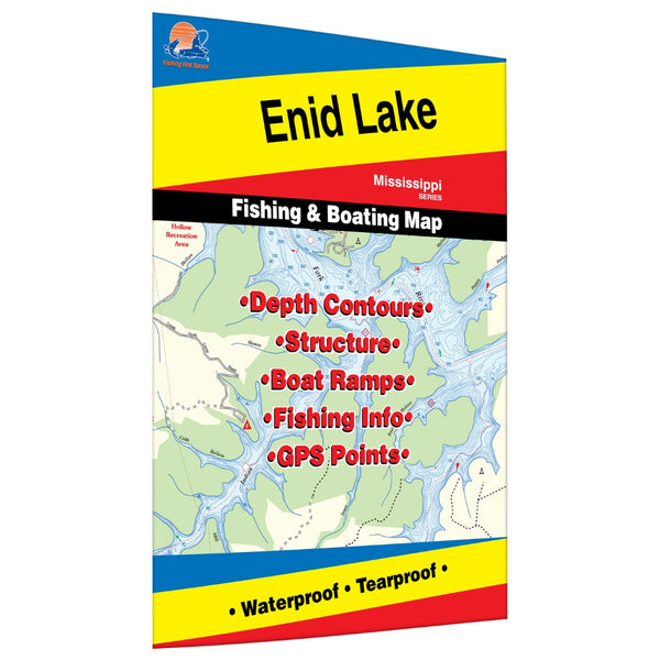 Enid Lake Fishing Map Fishing Hot Spots