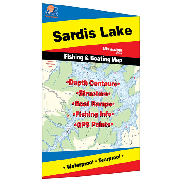 Sardis Lake Fishing Map Fishing Hot Spots