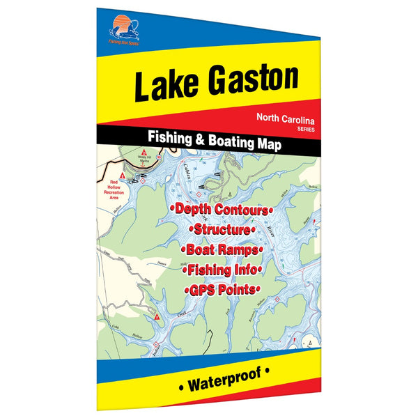 Gaston Lake Fishing Map Fishing Hot Spots