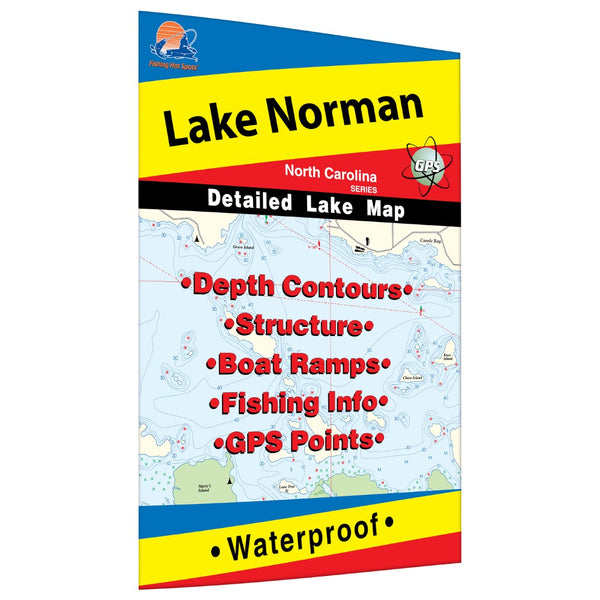 Norman Lake Fishing Map Fishing Hot Spots