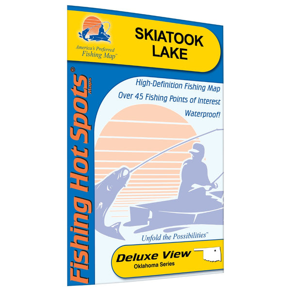 Skiatook Lake Fishing Map Fishing Hot Spots