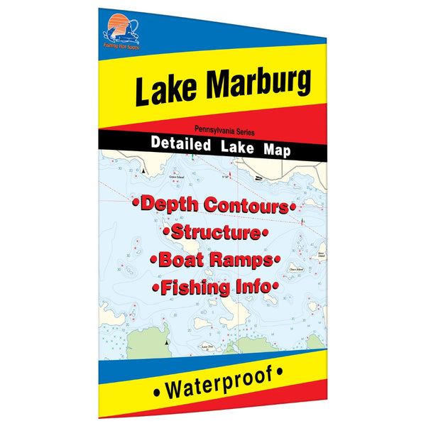 Lake Marburg Fishing Map Fishing Hot Spots