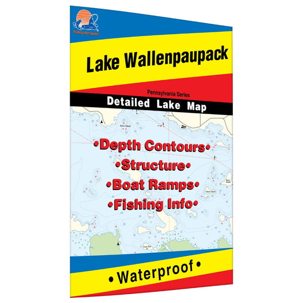 Lake Wallenpaupack Fishing Map Fishing Hot Spots