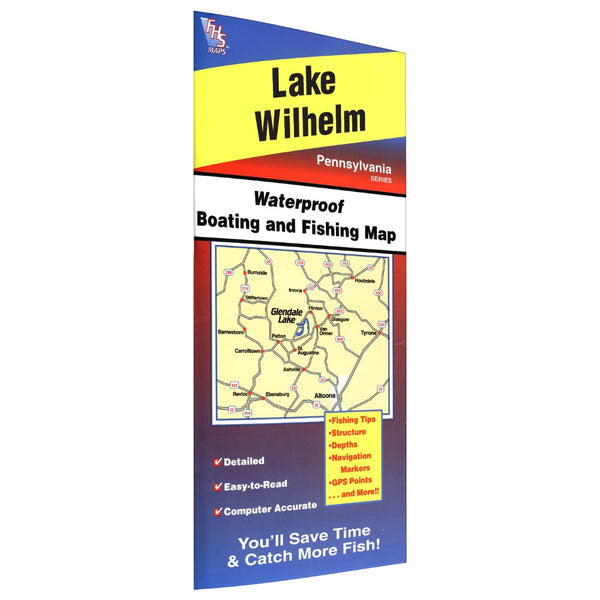 Lake Wilhelm Fishing Map Fishing Hot Spots