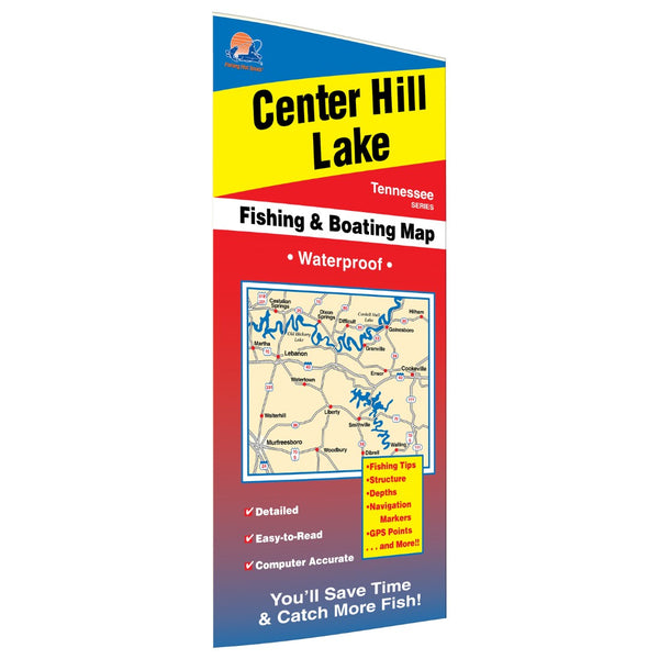 Center Hill Lake Fishing Map Fishing Hot Spots