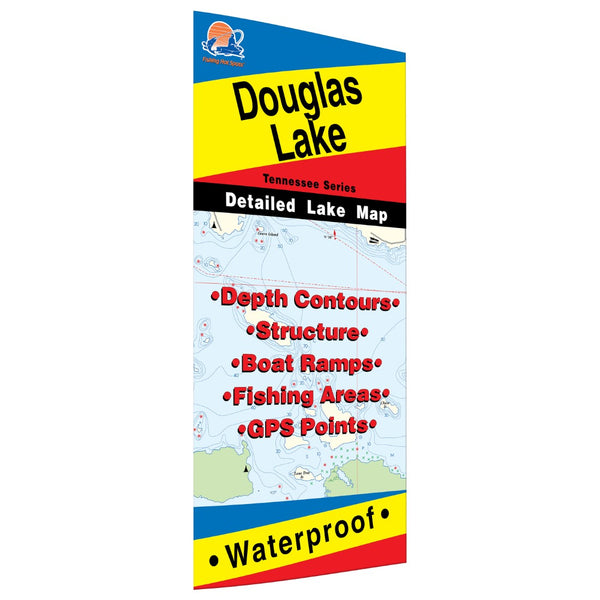 Douglas Lake Fishing Map Fishing Hot Spots