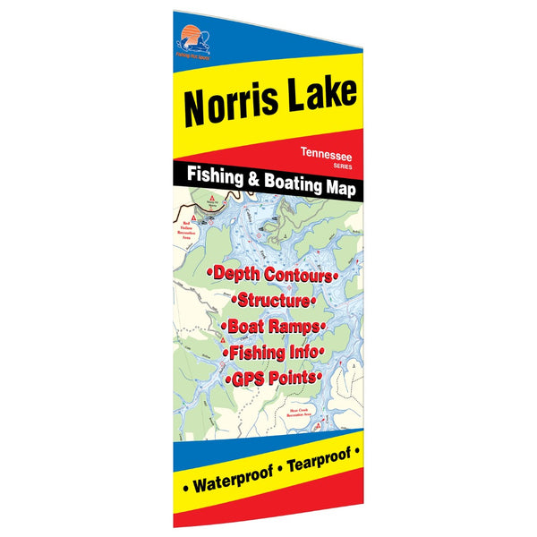 Norris Lake Fishing Map Fishing Hot Spots