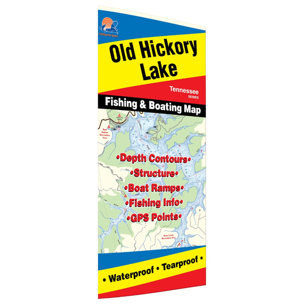 Old Hickory Lake Fishing Map Fishing Hot Spots