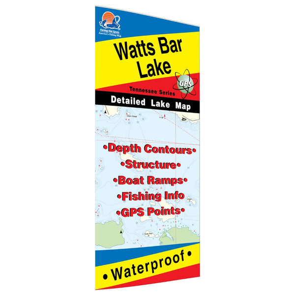 Watts Bar Lake Fishing Map Fishing Hot Spots