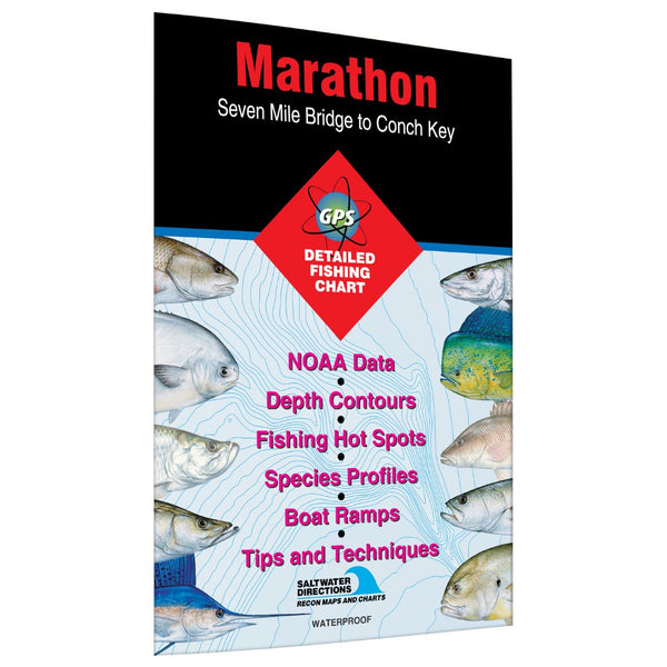 Marathon  Seven Mile Bridge to Conch Key Fishing Map Fishing Hot Spots