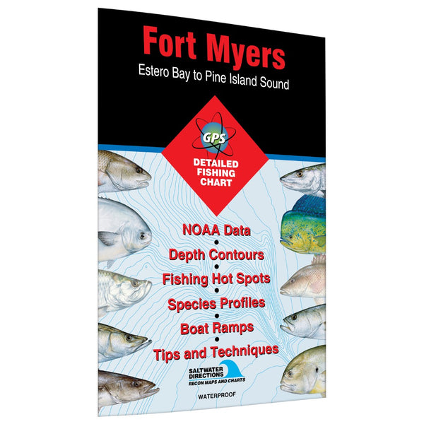 Fort Myers  Estero Bay to Pine Island Sound Fishing Map Fishing Hot Spots