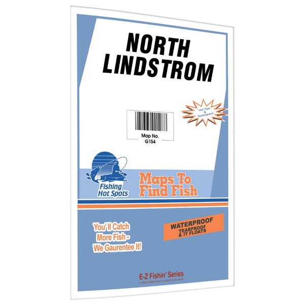 North Lindstrom Lake-Chisago Chain Fishing Map Fishing Hot Spots