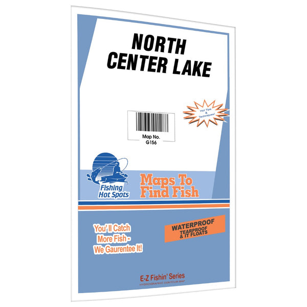 North Center Lake-Chisago Chain Fishing Map Fishing Hot Spots