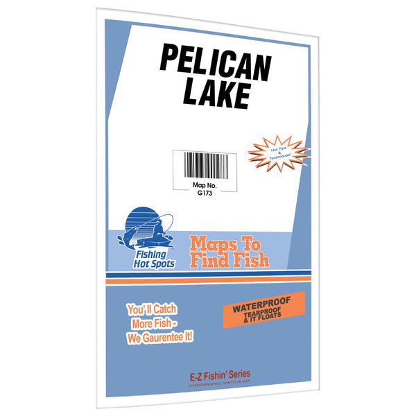 Pelican Lake (Grant Co. Fishing Map, MN) Fishing Map Fishing Hot Spots