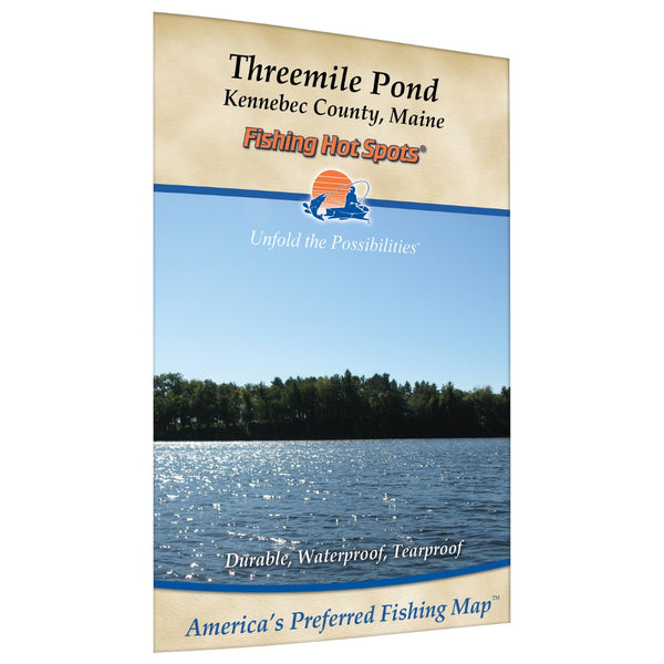 Threemile Pond Fishing Map Fishing Hot Spots
