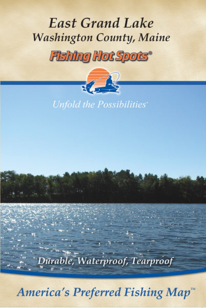 East Grand Lake Fishing Map Fishing Hot Spots