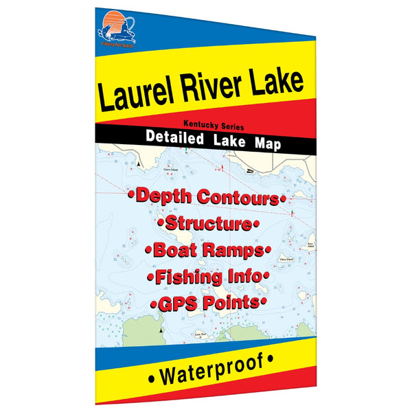 Laurel River Lake Fishing Map Fishing Hot Spots