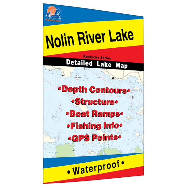 Nolin River Lake Fishing Map Fishing Hot Spots