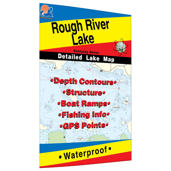 Rough River Lake (KY) Fishing Map Fishing Hot Spots