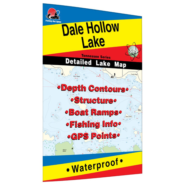 Dale Hollow Lake Fishing Map Fishing Hot Spots