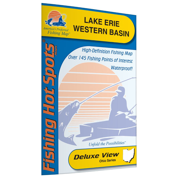 Lake Erie Fishing Map - Western Basin Fishing Map Fishing Hot Spots