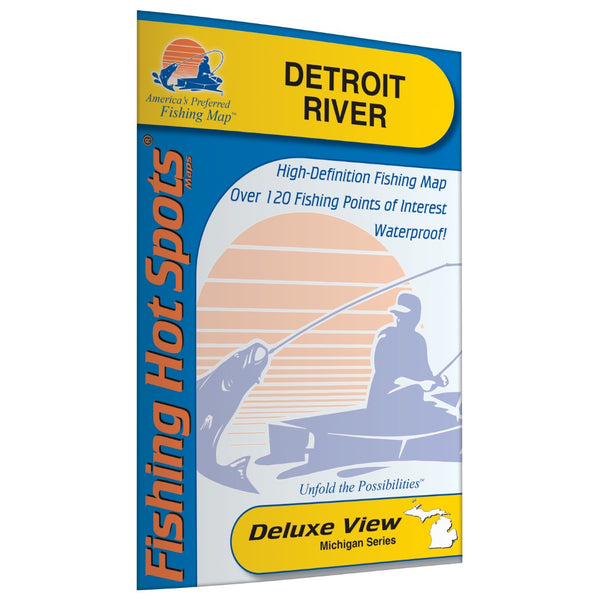 Detroit River Fishing Map Fishing Hot Spots