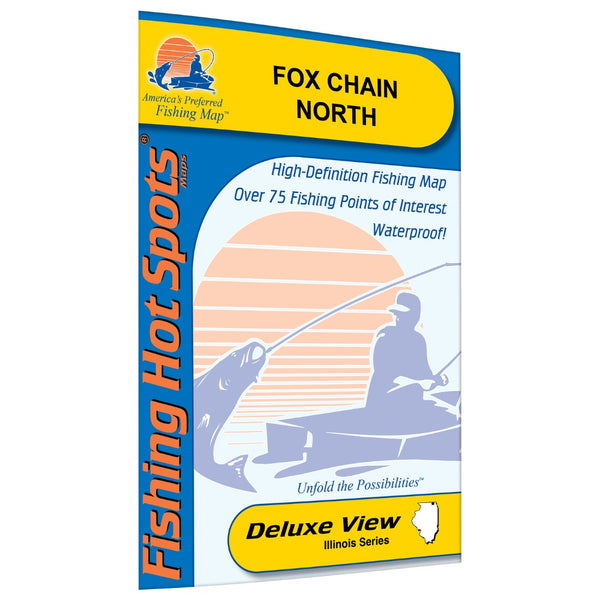 Fox Chain-North Fishing Map Fishing Hot Spots