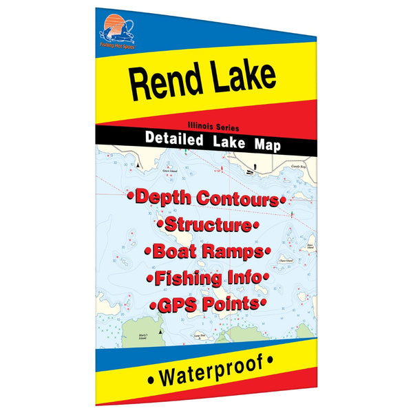Rend Lake Fishing Map Fishing Hot Spots