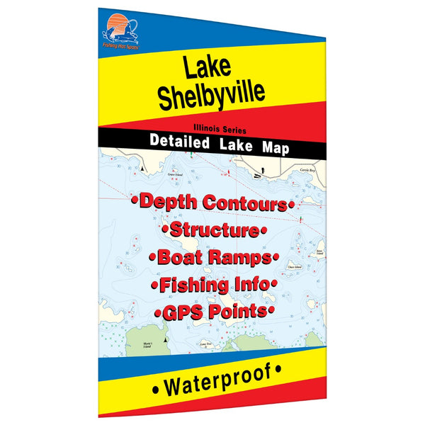 Lake Shelbyville Fishing Map Fishing Hot Spots