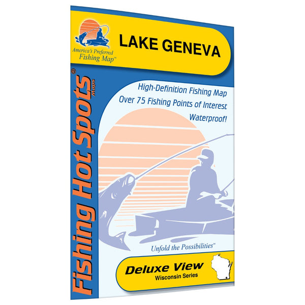 Lake Geneva Fishing Map (Walworth Co) Fishing Hot Spots